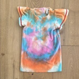 Janie and Jack Colorful Tie-Dye Kids Terry dress 4